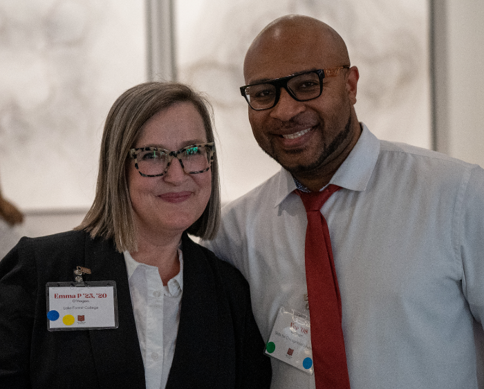 Networking in Chicago Lake Forest College's In The Loop Mixer makes a